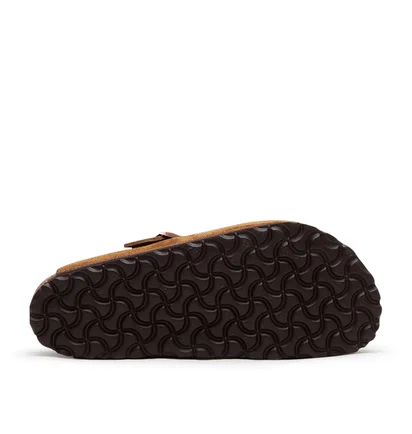 Birkenstock Boston Soft Footbed Suede Leather (Braun)
