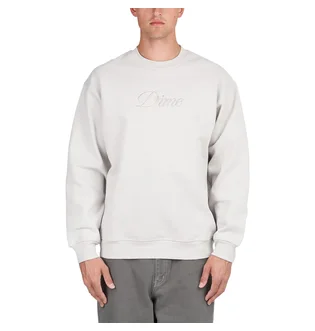 Dime Cursive Logo Crewneck (Grau)
