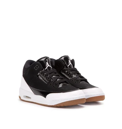 Air Jordan 3 Retro GS (Schwarz / Weiß)
