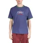 Brain Dead Shark Attack Ringer T-Shirt (Navy)
