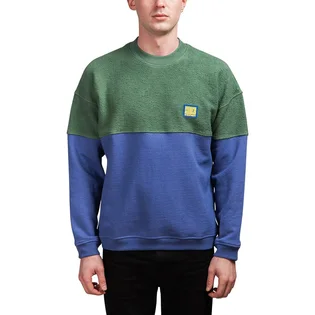 Brain Dead Split Crewneck (Grün / Blaubeere)