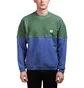 Brain Dead Split Crewneck (Grün / Blaubeere)
