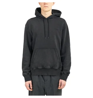 Carhartt WIP Hooded Mosby Script Sweatshirt (Schwarz)