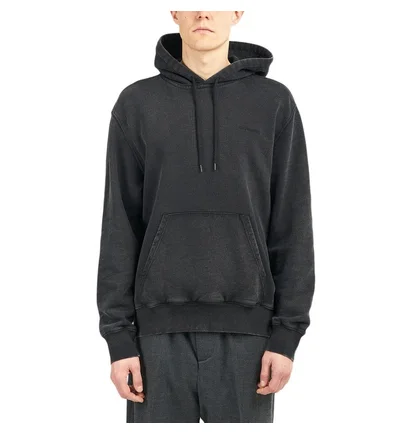 Carhartt WIP Hooded Mosby Script Sweatshirt (Schwarz)