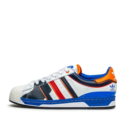 adidas Superstar 'Starting Five' (Weiß / Blau / Rot)