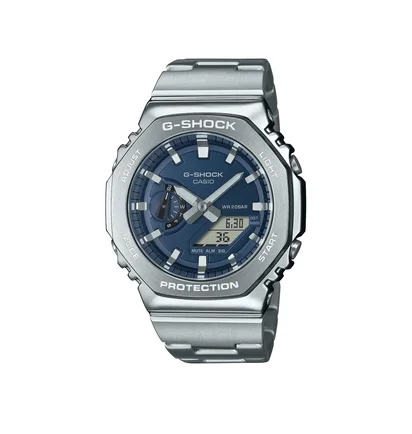 Casio G-Shock GM-2110D-2BER (Silber / Blau)