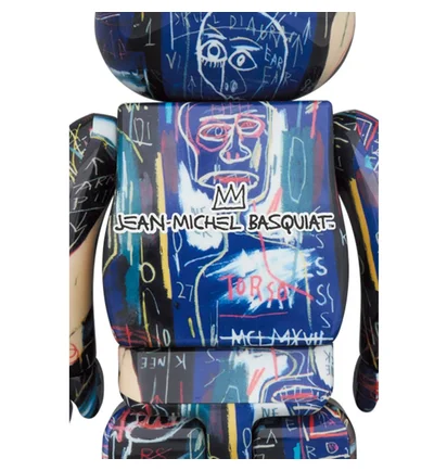Medicom 100% + 400% Jean Michel Basquiat #7 Be@rbrick Toy