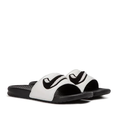 Nike Benassi JDI Chenille (Schwarz / Weiß)
