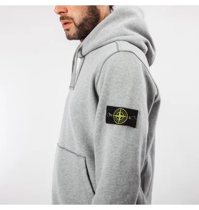 Stone Island Hooded Sweater (Hellgrau)