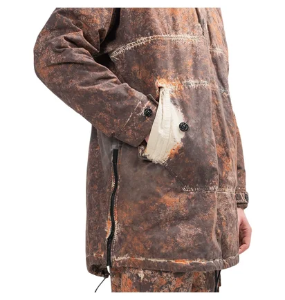 Stone Island Paintball Camo Anorak (Braun / Rot)