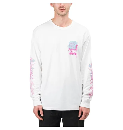 Stüssy Rosebud Longsleeve (Weiß)