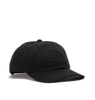 Stüssy Stock Big Twill Low Pro Cap (Schwarz)
