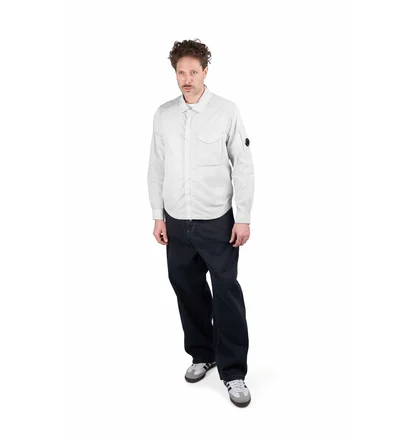 C.P. Company Chrome-R Full Zip Overshirt (Grau)