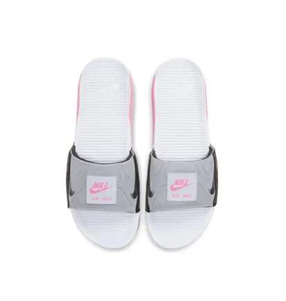 Nike Air Max 90 Slide (Weiß / Grau / Rosa)
