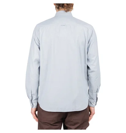 Norse Projects Villads Micro Stripe Shirt (Hellblau)