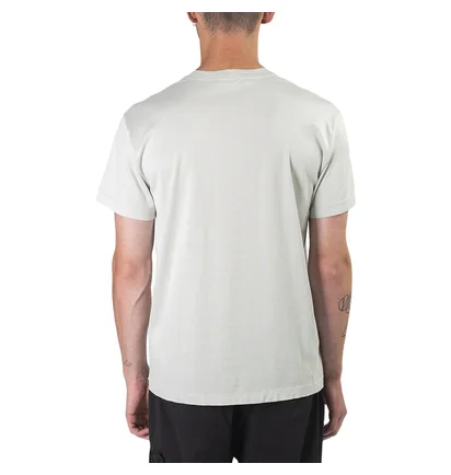 Stone Island Small Logo Patch T-Shirt (Hellgrau)