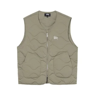 Stüssy Recycled Nylon Liner Vest (Oliv)