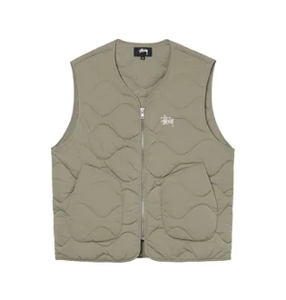 Stüssy Recycled Nylon Liner Vest (Oliv)