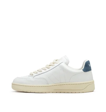 Veja WMNS V-12 Stitch O.T. Leather (Weiß / Blau)