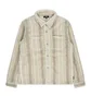 stüssy stripe sherpa shirt (natural)