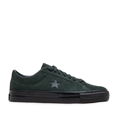Converse One Star Pro Classic Suede (Dunkelgrün / Grau)