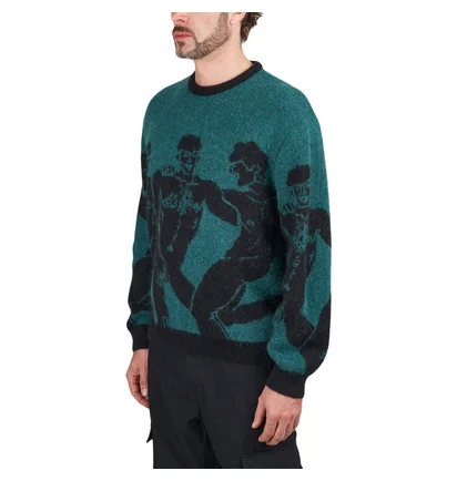 Carne Bollente B.F.F. Sweater (Grün / Schwarz)