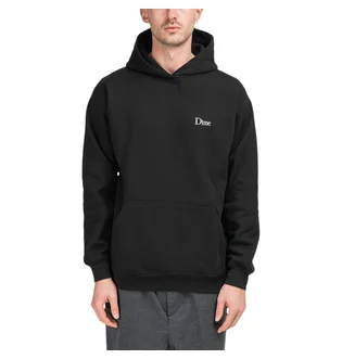Dime Classic Small Logo Hoodie (Schwarz)