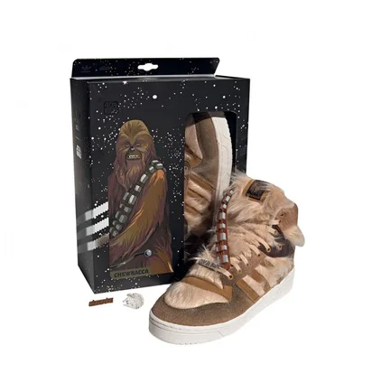 adidas x Star Wars Rivalry Hi 'Chewbacca' (Braun / Weiß)