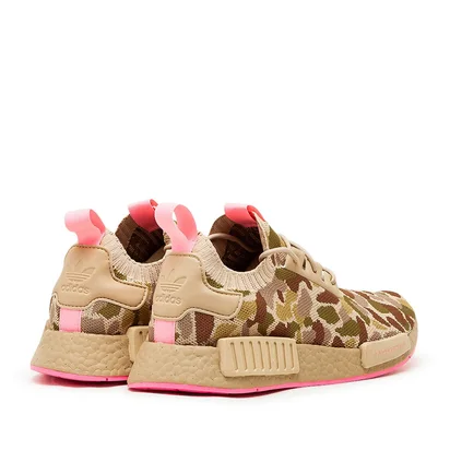 adidas NMD_R1 Primeknit 'Duck Camo' (Beige / Pink)