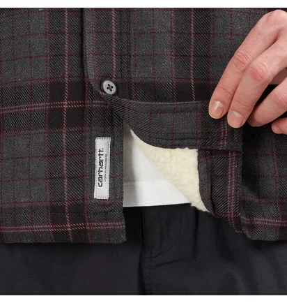 Carhartt WIP Archer Shirt Jac (Dunkel Grau)