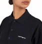 Carhartt WIP W' S/S Carhartt Script Polo (Schwarz)