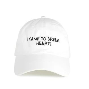 NASASEASONS Cap 'I Came To Break Hearts' (Weiß / Schwarz)