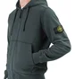 Stone Island Full Zip Hooded Sweat (Dunkelgrün)