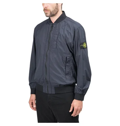 Stone Island Skin Touch Nylon-TC Packable Jacket (Navy)