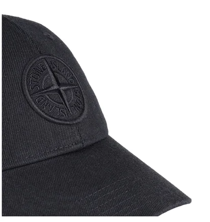 Stone Island Tonal Logo Cap (Navy)