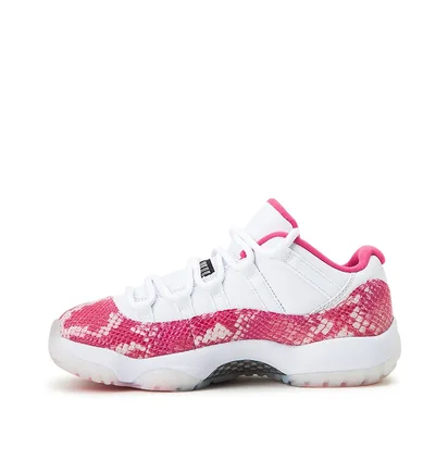 Air Jordan WMNS 11 Retro Low 'Pink Snakeskin' (Weiß / Pink)