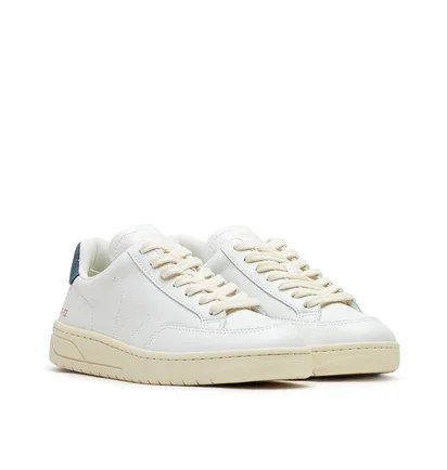 Veja WMNS V-12 Stitch O.T. Leather (Weiß / Blau)