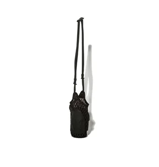 Snow Peak Double Face Mesh Bottle Carrier (Schwarz)