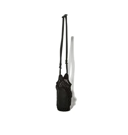 Snow Peak Double Face Mesh Bottle Carrier (Schwarz)