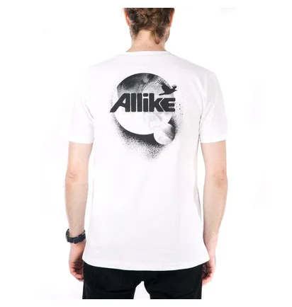 Allike T-Shirt Pocket Tee 'Planetary Expansion' (Weiß)