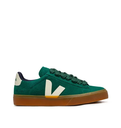Veja WMNS Campo Suede (Grün / Beige)