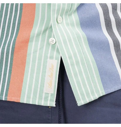 Aimé Leon Dore Thin Stripe Oxford Shirt (Multi)