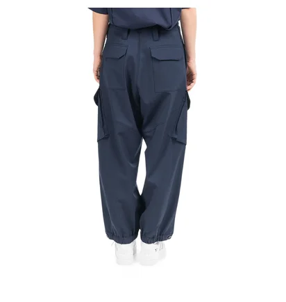 adidas Y-3 W Classic Refined Wool Stretch Cargo Pants (Navy)