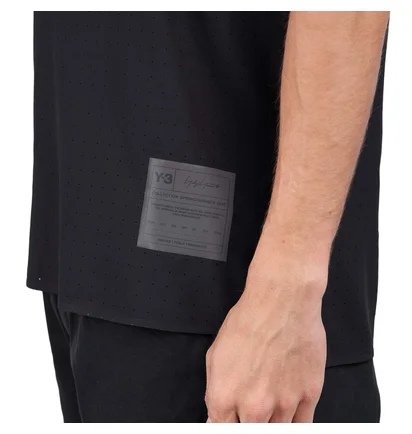 Y-3 Run SS Tee (Schwarz)