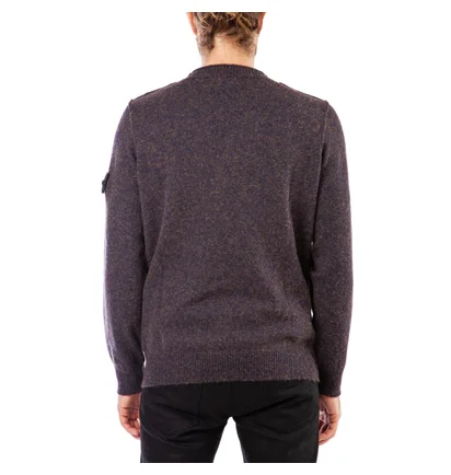 Stone Island Alpaca Crewneck (Blau meliert)