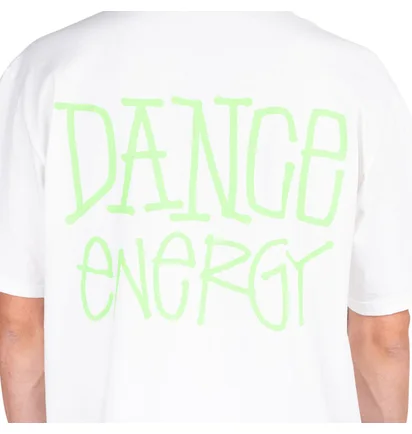 Stüssy Dance Energy Tee (Weiß / Grün)