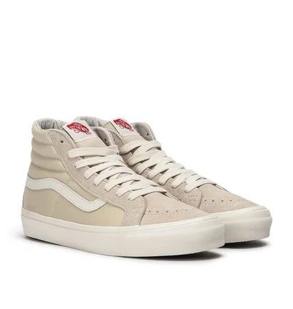Vans Og Sk8-Hi LX (Beige / Weiß)