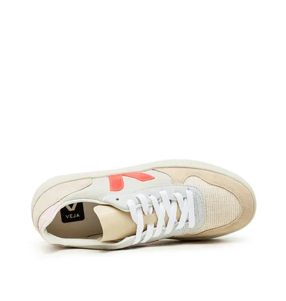 Veja WMNS V-10 Suede (Natural / Rosa)