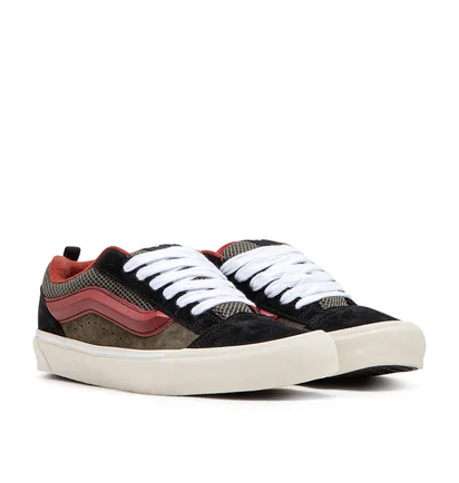 Vans Vault Knu-Skool LX (Oliv / Schwarz / Rot)