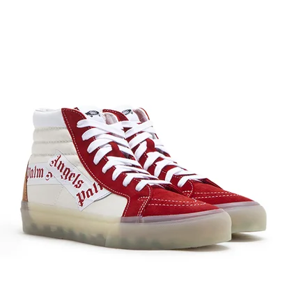 Vans Vault x Palm Angels Sk8-Hi Reissue (Weiß / Rot)
